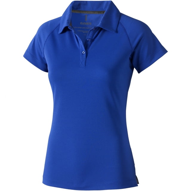 Elevate - Polo modelo Ottawa de manga corta para mujer (Azul)
