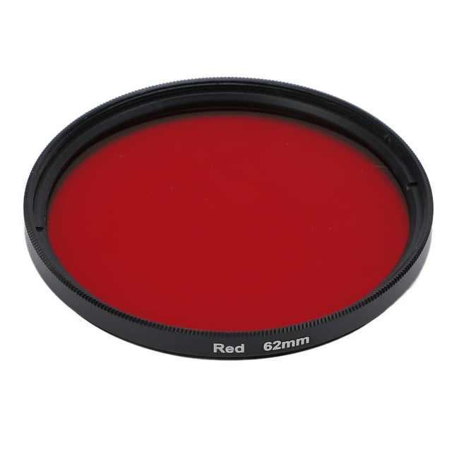 Filtro de lente Jadeshay Filtro rojo completo de cámara roscado Color Rojo