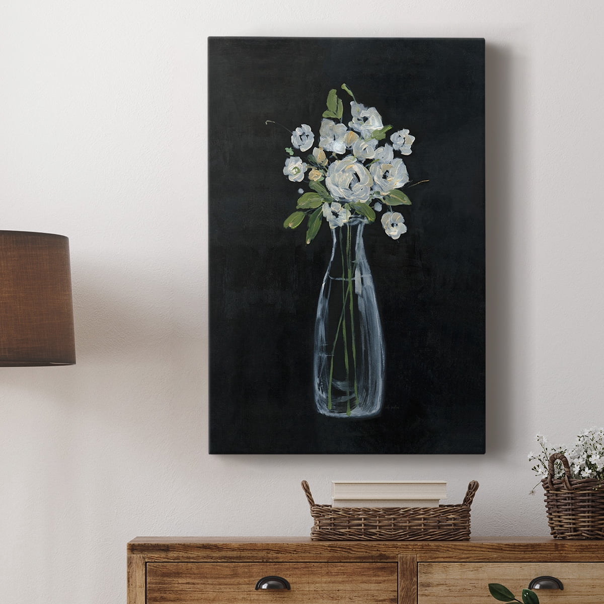 Sophisticated Farm Floral II Premium Gallery Wrapped Canvas - Ready to Hang