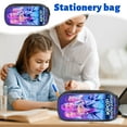 thumbnail image 3 of Kpop Demon Hunters Large Pencil Case with Zipper 8.3" Storage Pen Bag Organizer Stationery, Portable Makeup Bag Best Cute Xmas Collectible Birthday Gift, 3 of 8