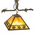 thumbnail image 7 of Meyda 196678 66 in. Maple Leaf 3 Light Island Pendant - Antique Copper & Burnished, 7 of 7