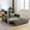 Green + Corduroy + Foam + 2 Seat, variant on 64.5 Inch Sleeper Sofa Bed 3-in-1 Adjustable Sleeper with Pullout Bed 2 Pillows and Side Pockets Soft Corduroy Convertible Sleeper Sofa Bed for Living Room Bedroom Apartment Office , Black