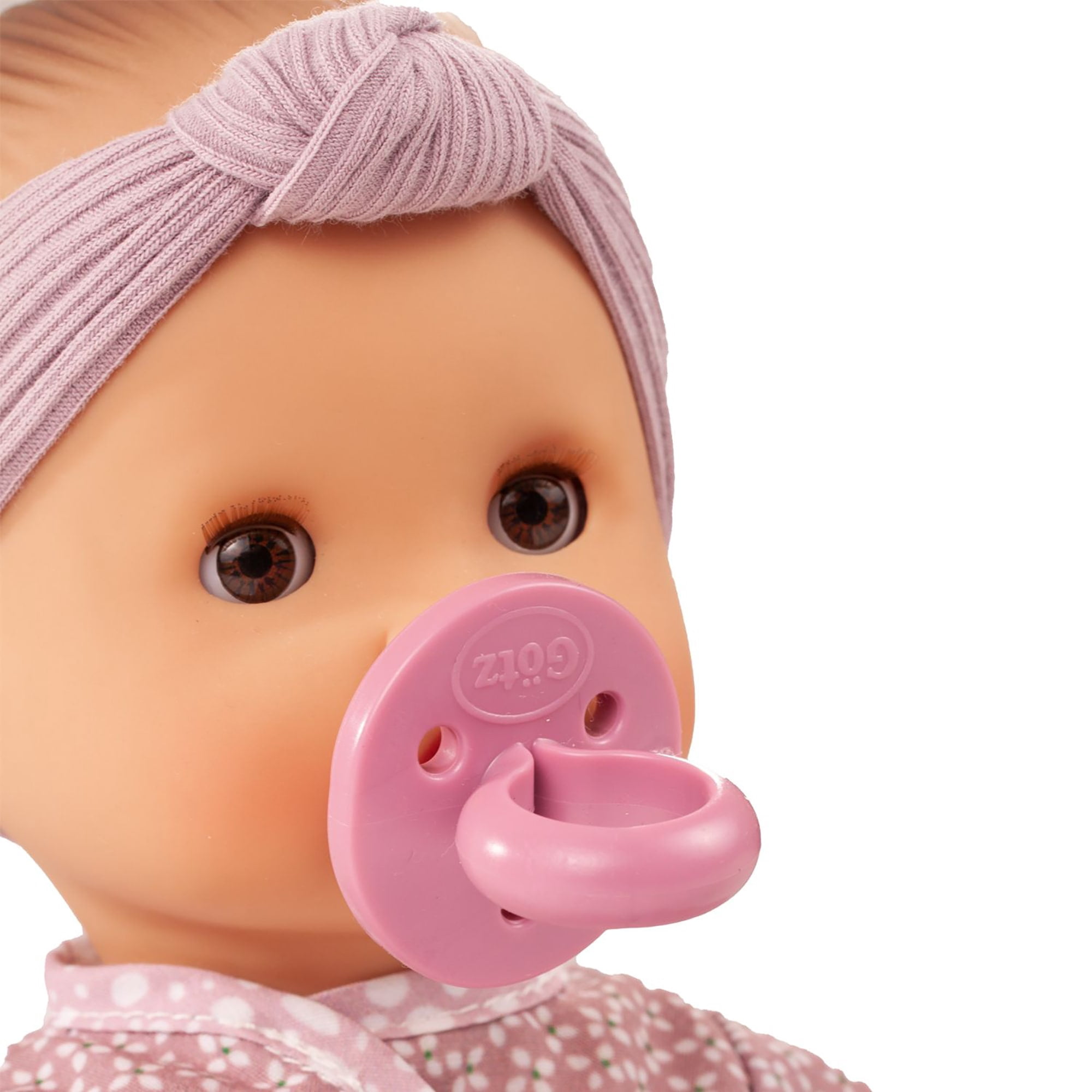Gotz Sleepy Aquini Soft Mood - 13" Drink & Wet Bath Baby Girl Doll with Potty, Bottle and Pacifier