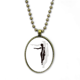 thumbnail image 1 of Silueta de mujer ropa interior caliente de la belleza Collar Colgante de cadena vintage Colección de joyas colgantes Unbranded M, 1 of 3