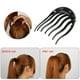 thumbnail image 5 of Clips Enchufables Clips Enchufables Soporte fijo de resina para cola de caballo horquillas peines para el cabello pinzas para el cabello fabricante de moños (negro), 5 of 7