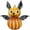 Orange, variant on Cute Bat Pumpkin Figurine Resin Statue for Garden Shelf – Tabletop Halloween Party Supplies for Adults, Fall Room Decor, Outdoor Display - Orange