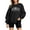 Black, variant on Vedolay Sweatshirt for Women Women's 2023 Casual Hoodies Long Sleeve Solid Lightweight Pullover Tops Loose Sweatshirt,Gray M