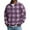 E7-Light Purple, variant on Nokdvo Mens Waffle Long Sleeve Polo Shirts Collared Button Down Shirt Waffle Plaid Pullovers Casual Lightweight Slim Fit Comfy Classic Tops,Gray 3XL