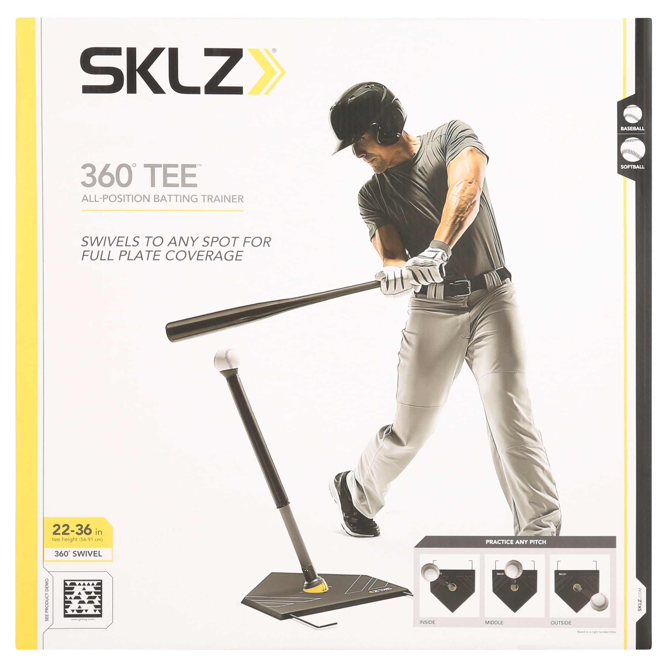 SKLZ 360 Degree Adjustable Batting Tee - Walmart.com