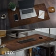 thumbnail image 4 of Qucyy Leather Desk Pad (Real) Leather Desk Mat Set (32x16) Large Desk Cover Desk Blotter Desk Protector Computer Mat for Keyboard Gaming Mouse Pad Table Laptop Office Desktop Accessories, 4 of 5