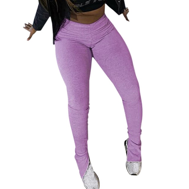 stacked legging joggers