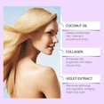 thumbnail image 5 of Nourishing Purple Shampoo Hair Color Lasting Nourishing Hair Smooth Moisturizing Purple Shampoo 100ml, 5 of 5