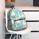 thumbnail image 5 of Easygdp White Geese and Flower Mochila Casual para Portátil, Mochila para Escuela, Viajes, Negocios, 5 of 6