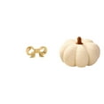 thumbnail image 1 of Tirador de latón con forma de lazo para muebles, tirador para armario o cajón, cojín decorativo de calabaza de Halloween, ideal para el hogar o el dor, 1 of 8