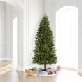thumbnail image 2 of Vickerman 90" Grand Teton Slim Clear Lights Artificial Christmas Tree in Green, 2 of 3