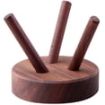 thumbnail image 1 of Sphere Stand Crystal Display Stand Base Crystal Holder Wood Egg Ball Stone Display Stand, 1 of 9
