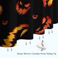 thumbnail image 6 of Black Halloween Pumpkin Faces Shower Curtain 36"x72" ,Bathroom Decorative Shower Curtains Set with 12 Hooks,Modern Waterproof Washable Shower Curtain, 6 of 6