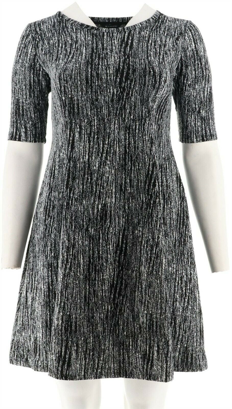h and m fit and flare dress