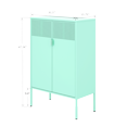 thumbnail image 4 of Meghna Metal Storage Locker Cabinet, Adjustable Shelves Free Standing Sideboard Steel Cabinets for Office,Home, 4 of 7