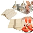 thumbnail image 3 of 100 Pcs Craft Sticks Ice Cream Natural Wood Popsicle Craft Sticks 4.5 inch Length Treat Ice Pop Sticks for DIY Crafts, 3 of 6