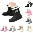 thumbnail image 4 of XIMIN Women Rain Boots Comfort Mid-Calf Lightweight Boots Short Rain Boots Waterproof Garden Shoes Outdoor Work Anti-Slipping Rainboots Stylish Light Ankle Rain Shoes, 4 of 4