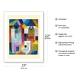 thumbnail image 2 of Colorful Architecture - From an Original Color Painting by Paul Klee c.1917 - Bamboo Fine Art 290gsm Paper (Unframed) 17x22in, 2 of 4