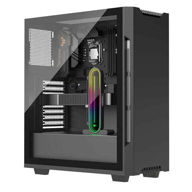 GPU Kit Enfriamiento Soporte Videos GRÁFICOS Video Graphics La Tarjeta Los 5v 3pin Base Magnética Aleación Aluminio Ajustable Con Pantalla LED Smart Tempermo Visualización