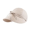 thumbnail image 3 of Bow Baseball Cap for Women Adjustable Bow Wide Brimmed Solid Color Quick Drying Outdoor Fisherman's Cap Fashionable Duckbill Hat Breathable Seaside Sun Hat Visors, 3 of 4
