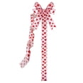 thumbnail image 2 of JHEHF Valentine'S Day Cabinet Ribbons Bows Door Decorations Farmhouse Holiday Fireplace Hangers Handmade Bow Ornaments for Home Kitchen Festive Wedding Party Supplies 6PCS, 2 of 9
