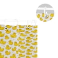 thumbnail image 5 of Yayeee Shower Curtain with Hooks 72"x72" Waterproof Fabric Bathroom Hanging Decor, Yellow Rubber Ducks, 5 of 5