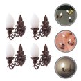 thumbnail image 2 of Milisten 4pcs Simulated Wall Lamps Mini Luminous Wall Lamp Sand Table DIY Materials, 2 of 6
