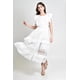 thumbnail image 1 of Vestido midi con encaje bordado Roman Fashion /Juvenil, 108 (Blanco) blanco M, 1 of 5