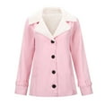 thumbnail image 1 of Womens Light Jacket,Long Sleeve Plus Warm Solid Color Padded Jacket Woman, 1 of 6