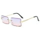 thumbnail image 2 of Sonducket Gafas de sol de moda sin montura Gafas de sol rectangulares Gafas de moda de verano UV400 Lentes cinco, 2 of 8