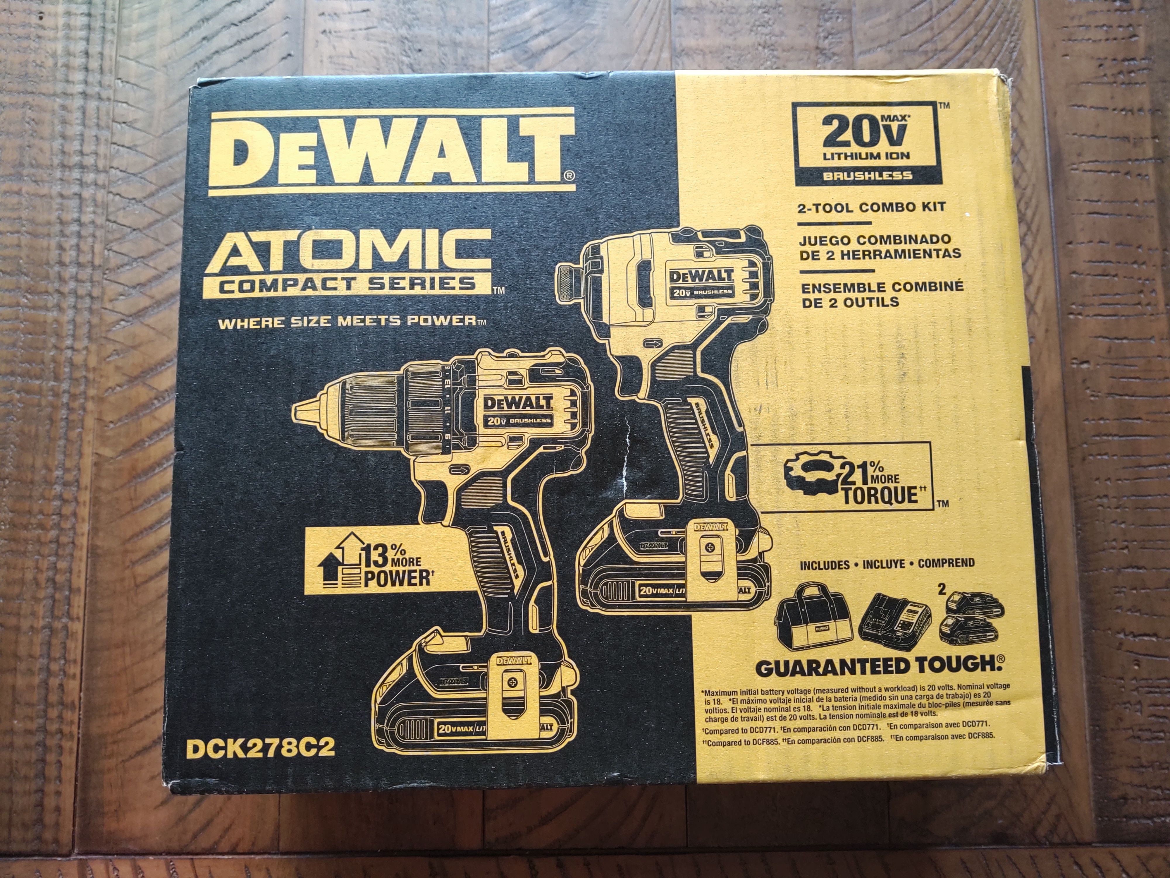 Home Tools Ronnie Dewalt Drill Impact Combo 20v Brushless
