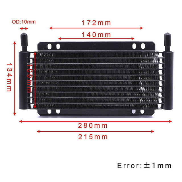 11 line fast cooling plate and fin automatic transmission cooler with high per for for MAN ce-