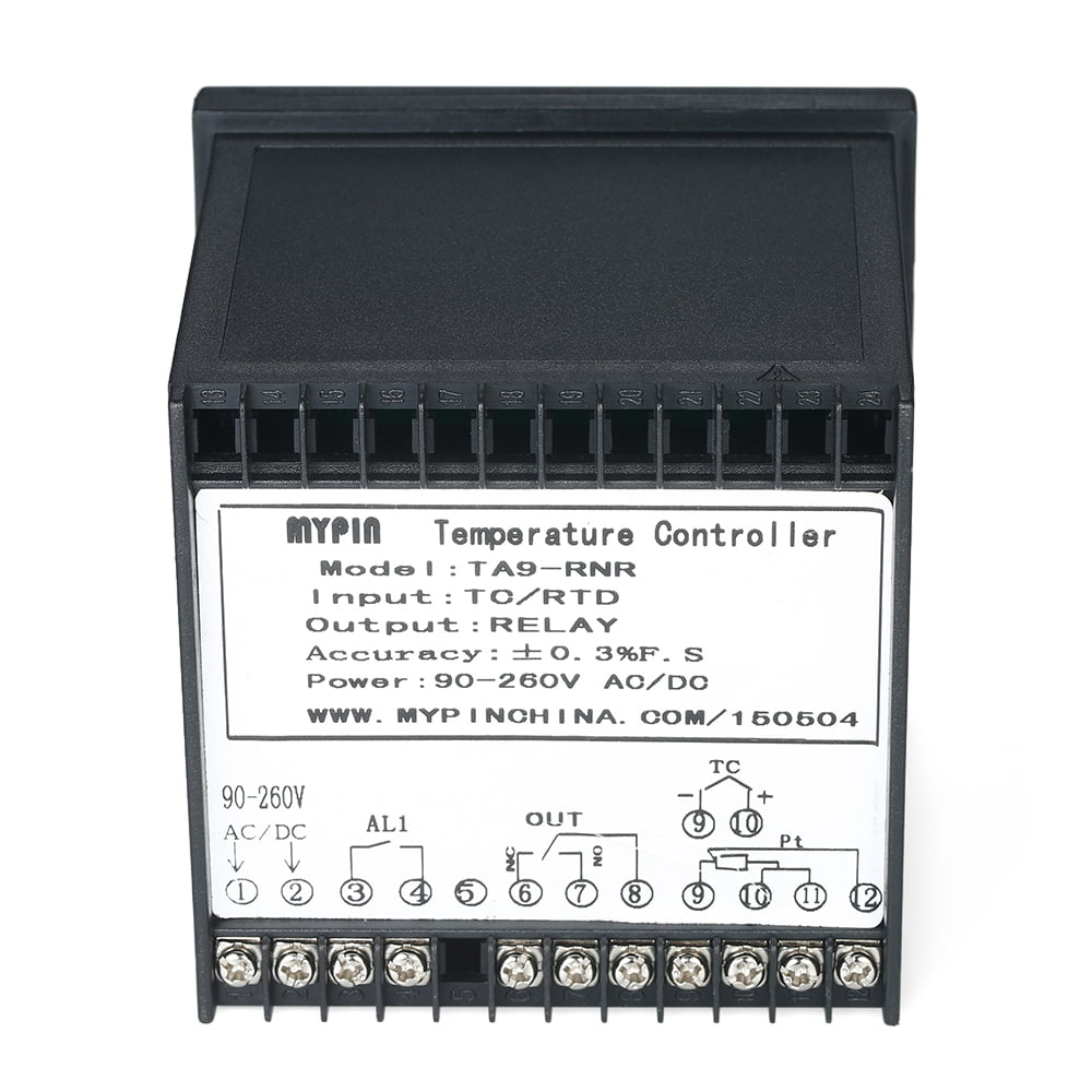 Digital PID F/C Temperature Controller Thermostat TA9-RNR Relay output &1 Alarm 