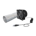 thumbnail image 3 of Extractor de aire de pared, ventilador Extractor de alta velocidad para yate, silencioso, montado en la pared, ventilador de tubería, ventilador para 1 ventilador tubo de 1M, 3 of 7