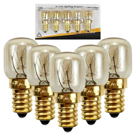 

5pcs 220V E14 300 Degree High Temperature Resistant Microwave Oven Bulb Cooker Lamp Lighting Bulb