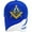 Royal Blue, variant on Mason Baseball Cap Freemason Mason Hat Mens and Bumper Sticker (Black)