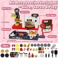thumbnail image 2 of Juego de cocina infantil Pizza Play Set KiddoKraft, juguete de cocina simulado para niños de más de 3 años, 2 of 7