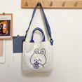 thumbnail image 1 of Bolsa De Lona Bolsa De Mensajero De Lona Bolsa De Mensajero Bolsa De Hombro De Lona Bolso De Lona Portátil Bolso De Hombro único Con Estilo Patrón Lindo Bolsa De Mensajero De, 1 of 1
