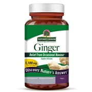 Nature's Answer Ginger Rhizome - 90 Vegetarian Capsules