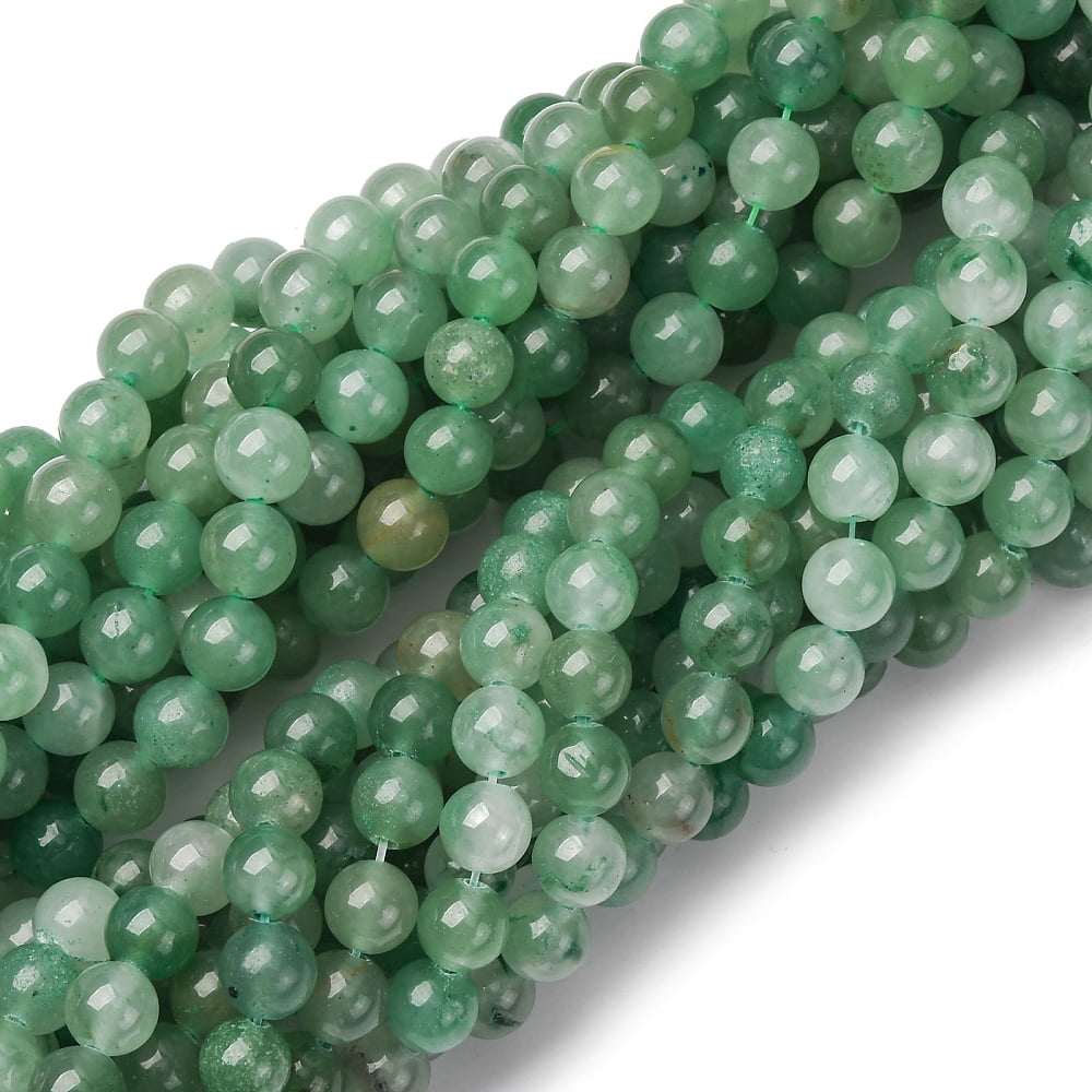 Natural Green Aventurine Round Beads Strands 8.5mm Hole: 1.2mm 47pcs/strand 15''(38.1cm)