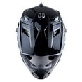 thumbnail image 5 of 1Storm Adult Motocross Helmet BMX MX ATV Dirt Bike Helmet Racing Style HF801; Glossy Black, 5 of 6