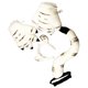 thumbnail image 4 of Conjunto de cola de animal, disfraz, disfraz, decoración, fiestas temáticas de animales, regalo, cosplay para Tigre blanco 4 piezas, 4 of 7