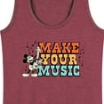 thumbnail image 3 of Mickey & Friends - Make Your Music - Women's Racerback Tank Top, 3 of 5