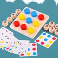 thumbnail image 3 of Juego De Ensamblaje De Tuercas Y Pernos De Juguete Para Atornillar Madera Tablero De Combinación De Colores Con Tarjetas De Instrucciones Y Números Educación Temprana Para Niños Niños Hogar Minnieouse FN002903-00, 3 of 3