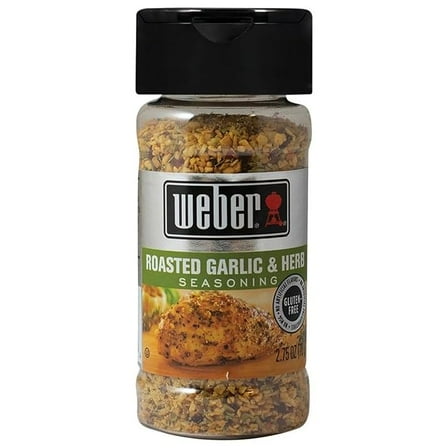 Pack of 1 Weber Roasted Garlic & Herb Seasoning, 2.75 oz