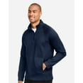thumbnail image 2 of North End NE200 Men's Rhythm Waffle Quarter-Zip Pullover-Classic Navy-3XL, 2 of 6